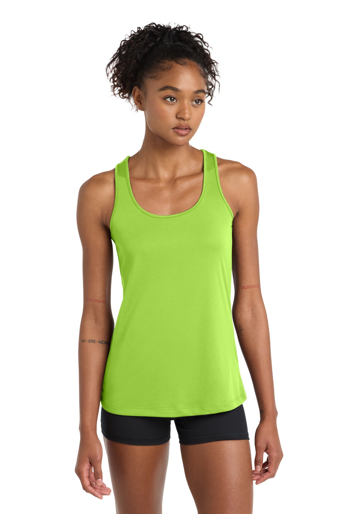 Sport-Tek Women's PosiCharge Competitor Racerback Tank LST356 Lime Shock