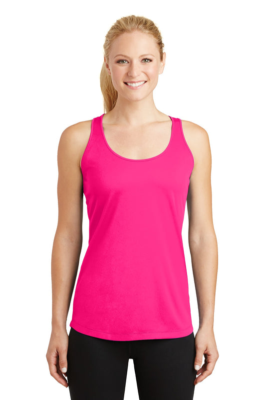 Sport-Tek Women's PosiCharge Competitor Racerback Tank. LST356 Neon Pink