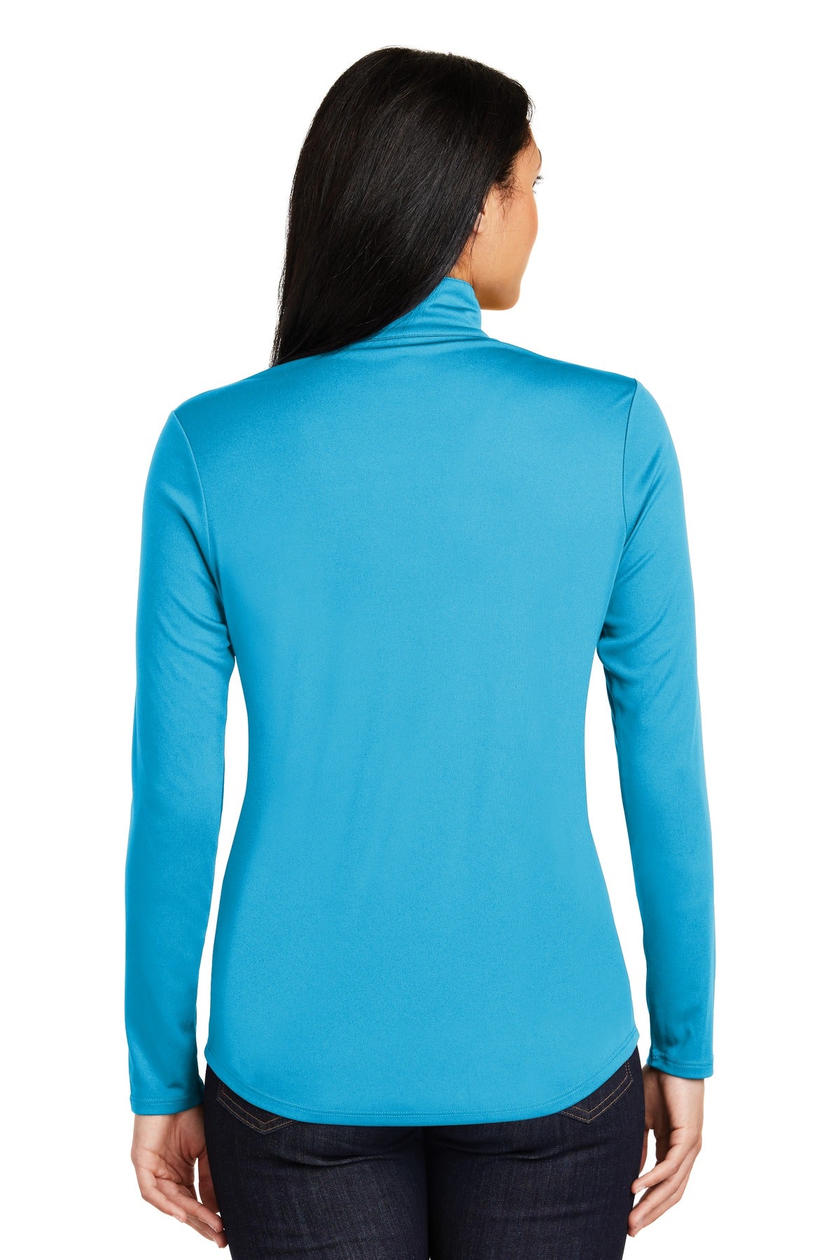 Sport-Tek Women's PosiCharge Competitor 1/4-Zip Pullover. LST357 Atomic Blue