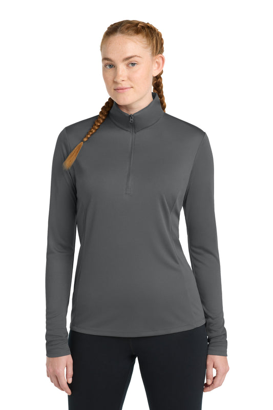 Sport-Tek Women's PosiCharge Competitor 1/4-Zip Pullover LST357 Iron Grey