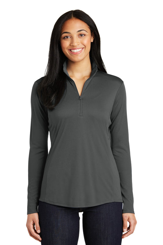 Sport-Tek Women's PosiCharge Competitor 1/4-Zip Pullover. LST357 Iron Grey
