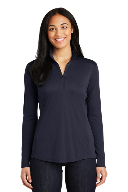 Sport-Tek Women's PosiCharge Competitor 1/4-Zip Pullover. LST357 True Navy