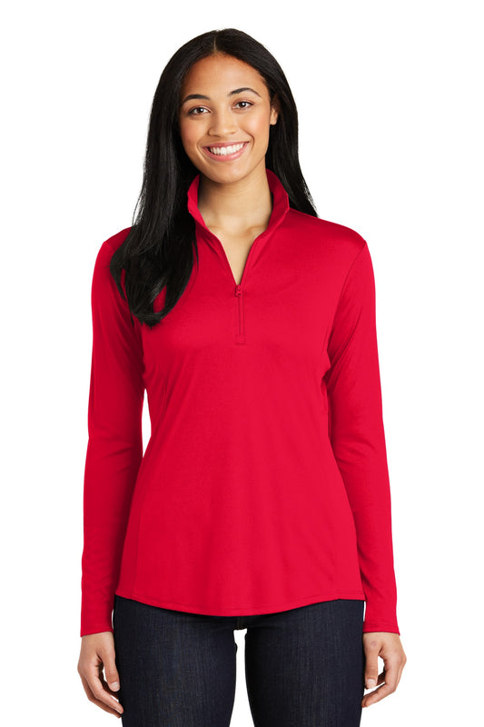 Sport-Tek Women's PosiCharge Competitor 1/4-Zip Pullover. LST357 True Red
