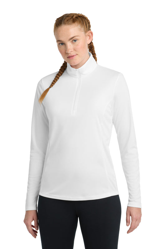 Sport-Tek Women's PosiCharge Competitor 1/4-Zip Pullover LST357 White