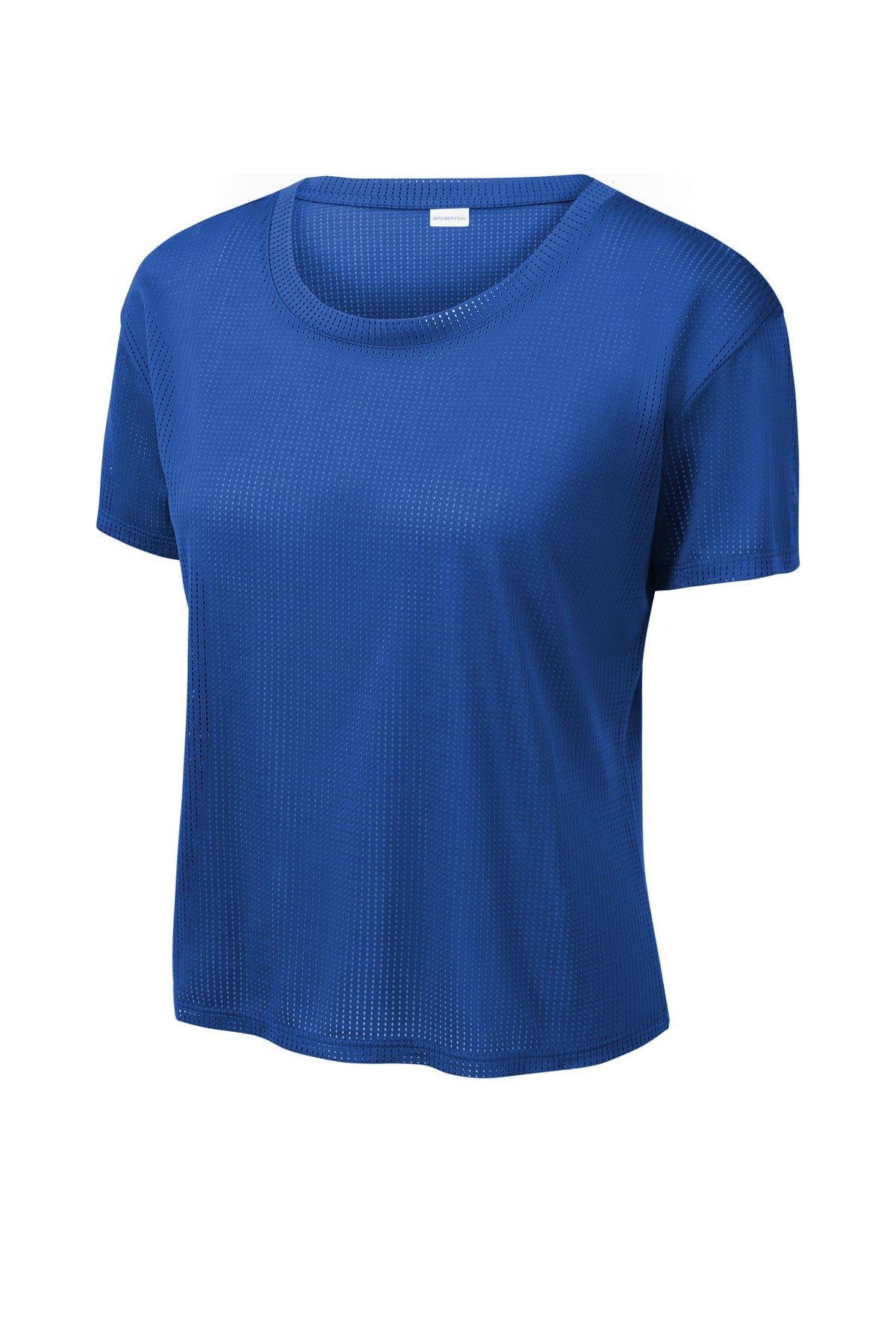 Sport-Tek  Women's PosiCharge  Draft Crop Tee. LST411 True Royal