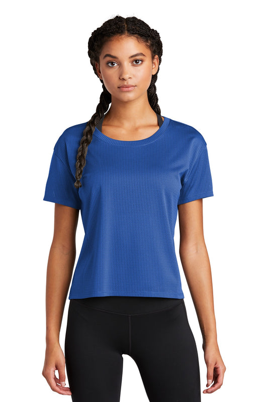 Sport-Tek  Women's PosiCharge  Draft Crop Tee. LST411 True Royal