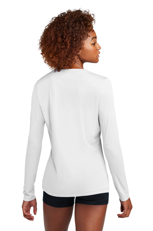 Sport-Tek Women's Posi-UV Pro Long Sleeve LST420LS White