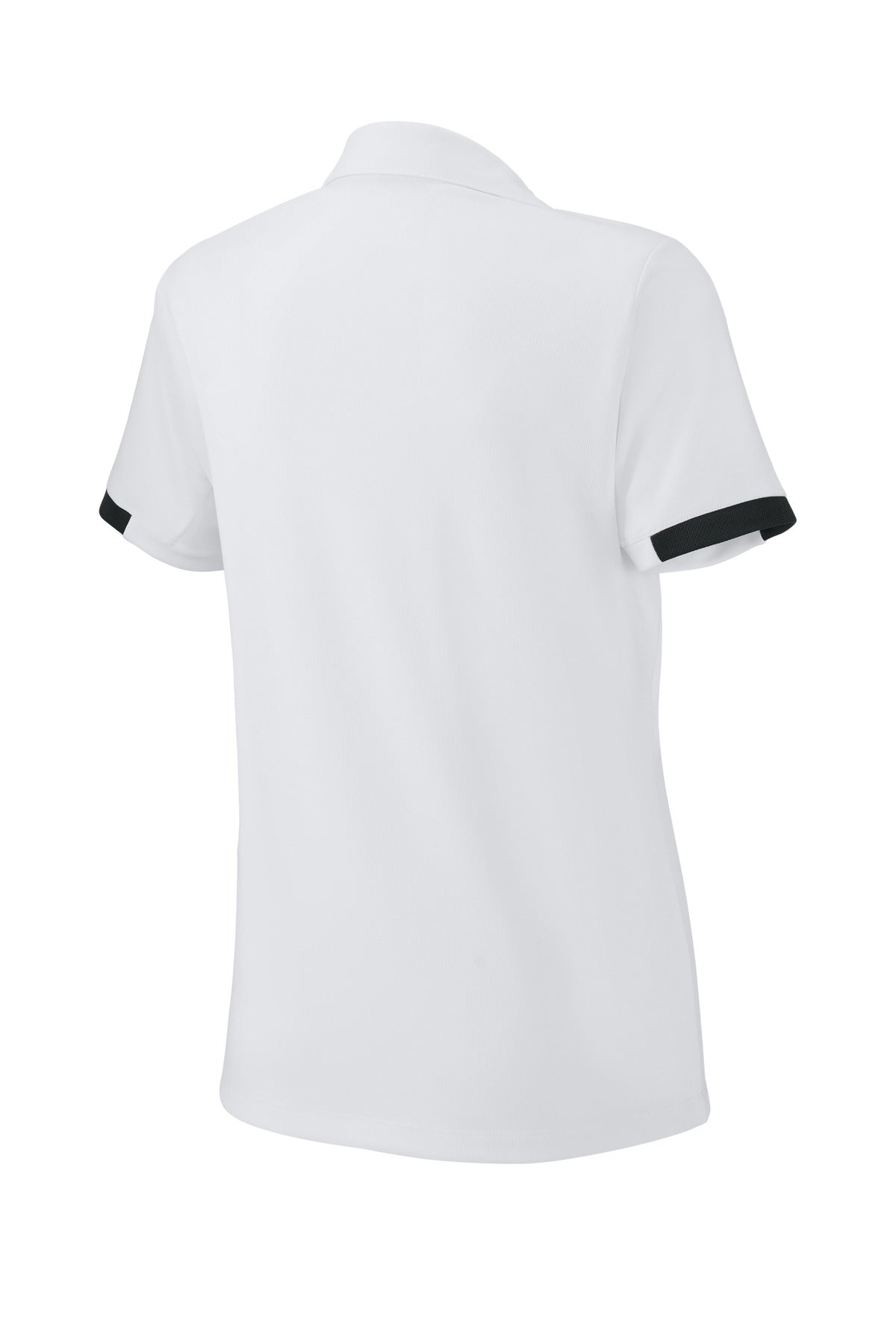 Sport-Tek Women's Club Colorblock Polo LST444 White/ Black
