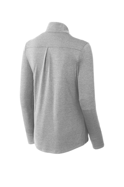 Sport-Tek  Women's Endeavor 1/2-Zip Pullover. LST469 Light Grey Heather