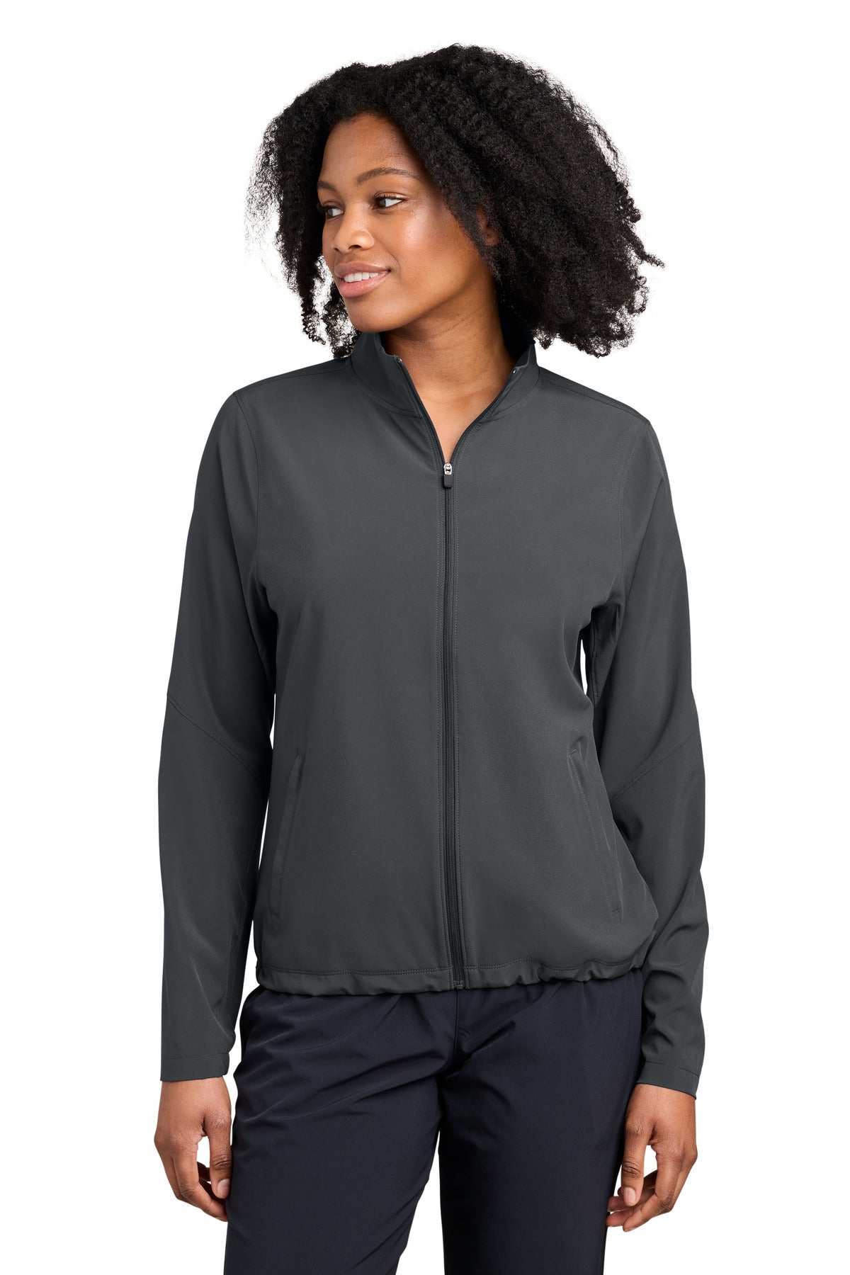 Sport-Tek Women's Repeat Jacket LST480 Iron Grey