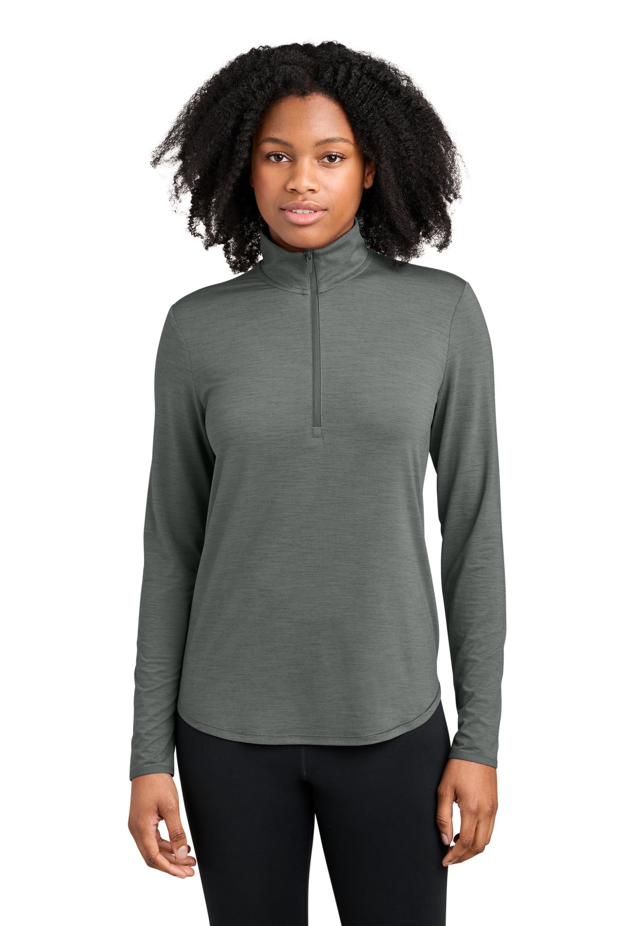 Sport-Tek Women's Versa 1/4-Zip LST491 Shadow Grey