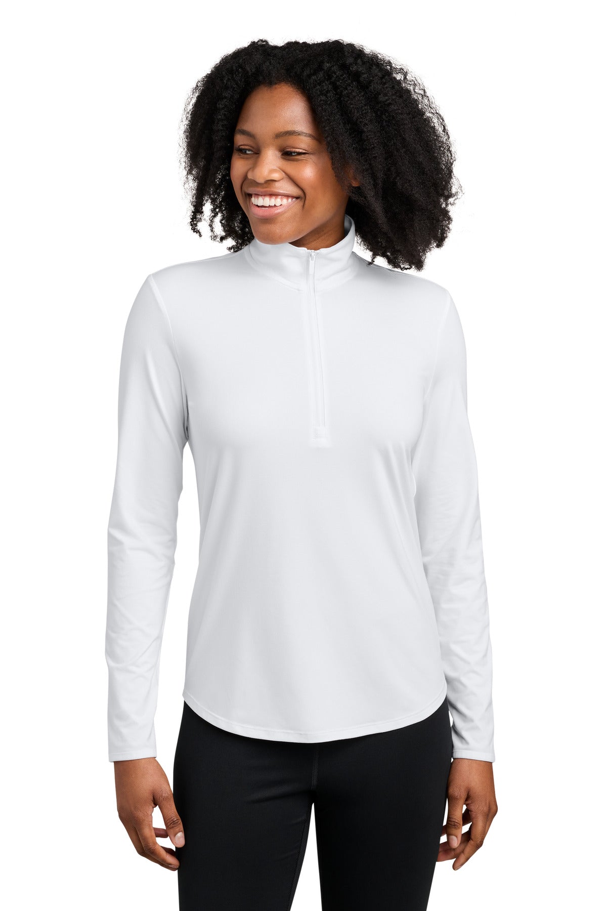 Sport-Tek Women's Versa 1/4-Zip LST491 White