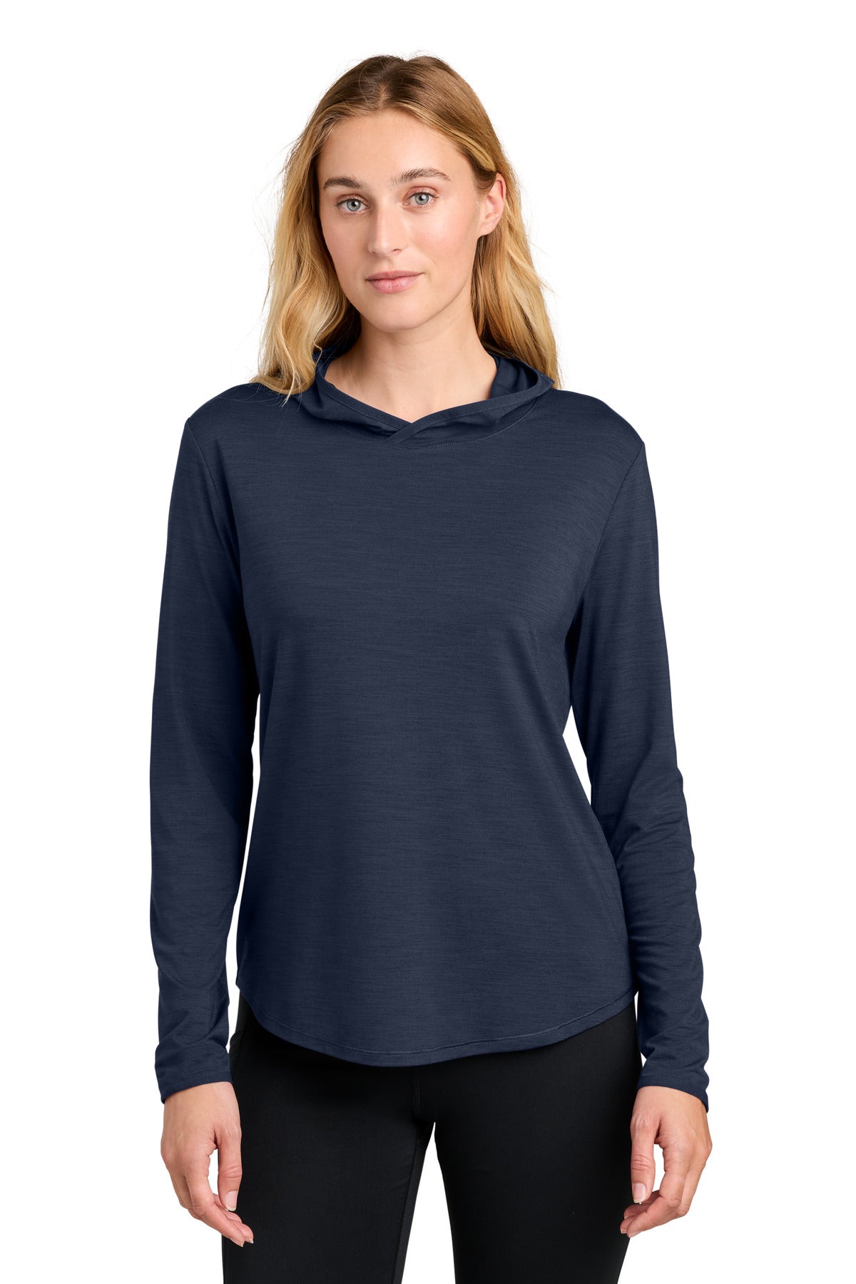 Sport-Tek Women's Versa Long Sleeve Pullover Hoodie LST492 True Navy