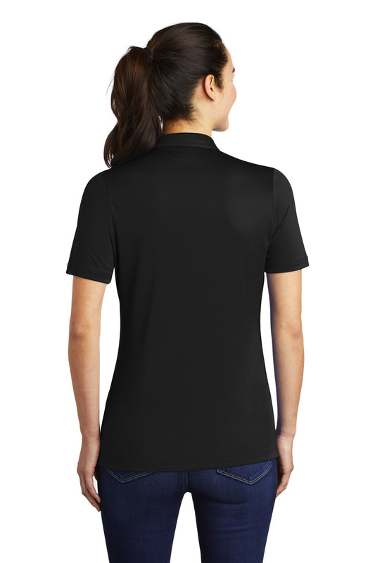 Sport-Tek Women's Posi-UV  Pro Polo.  LST520 Black
