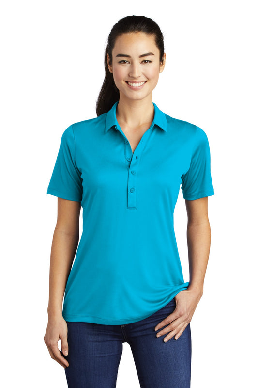 Sport-Tek Women's Posi-UV  Pro Polo.  LST520 Sapphire