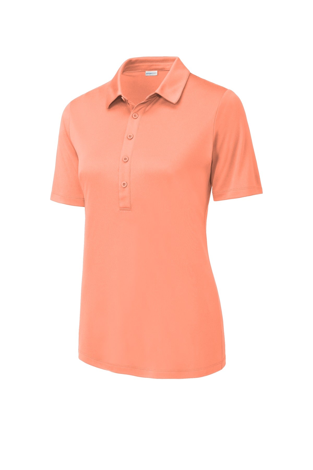 Sport-Tek Women's Posi-UV  Pro Polo.  LST520 Soft Coral