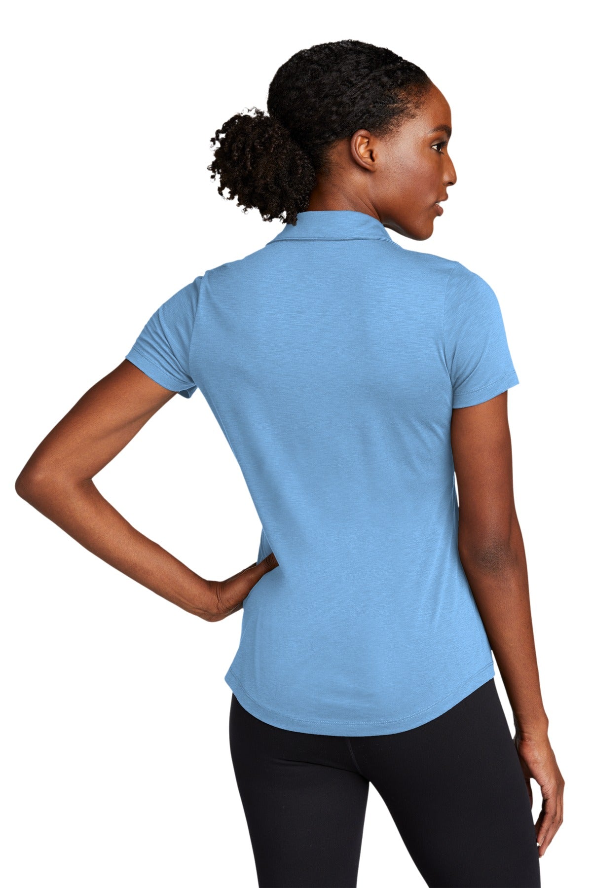 Sport-Tek Women's PosiCharge Strive Polo. LST530 Carolina Blue