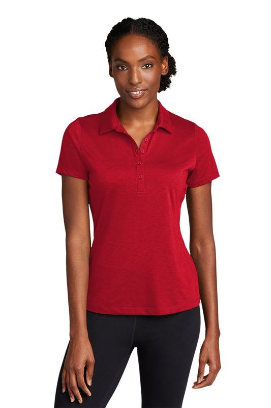 Sport-Tek Women's PosiCharge Strive Polo. LST530 Deep Red