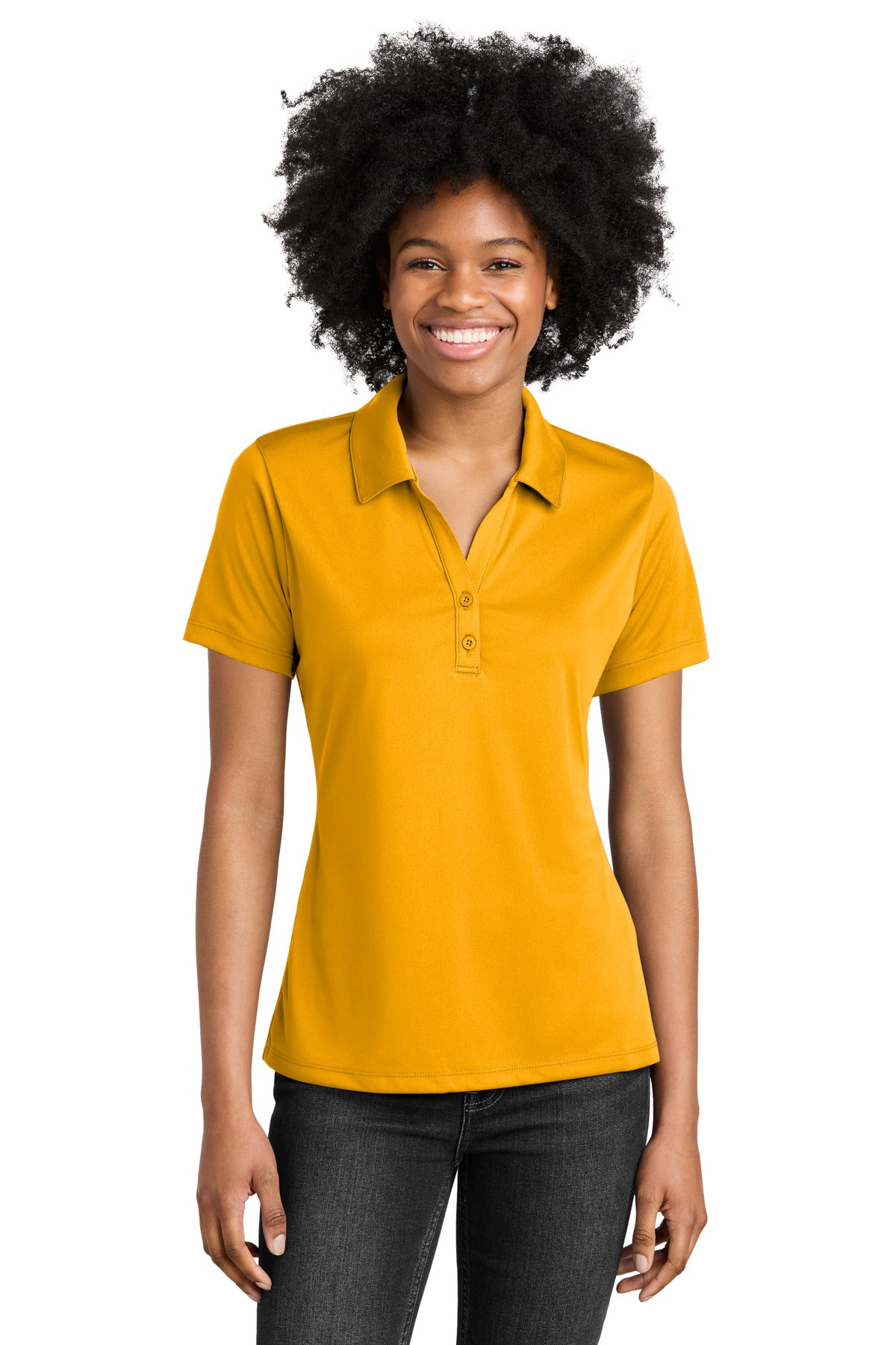 Sport-Tek  Women's PosiCharge  Competitor  Polo. LST550 Gold