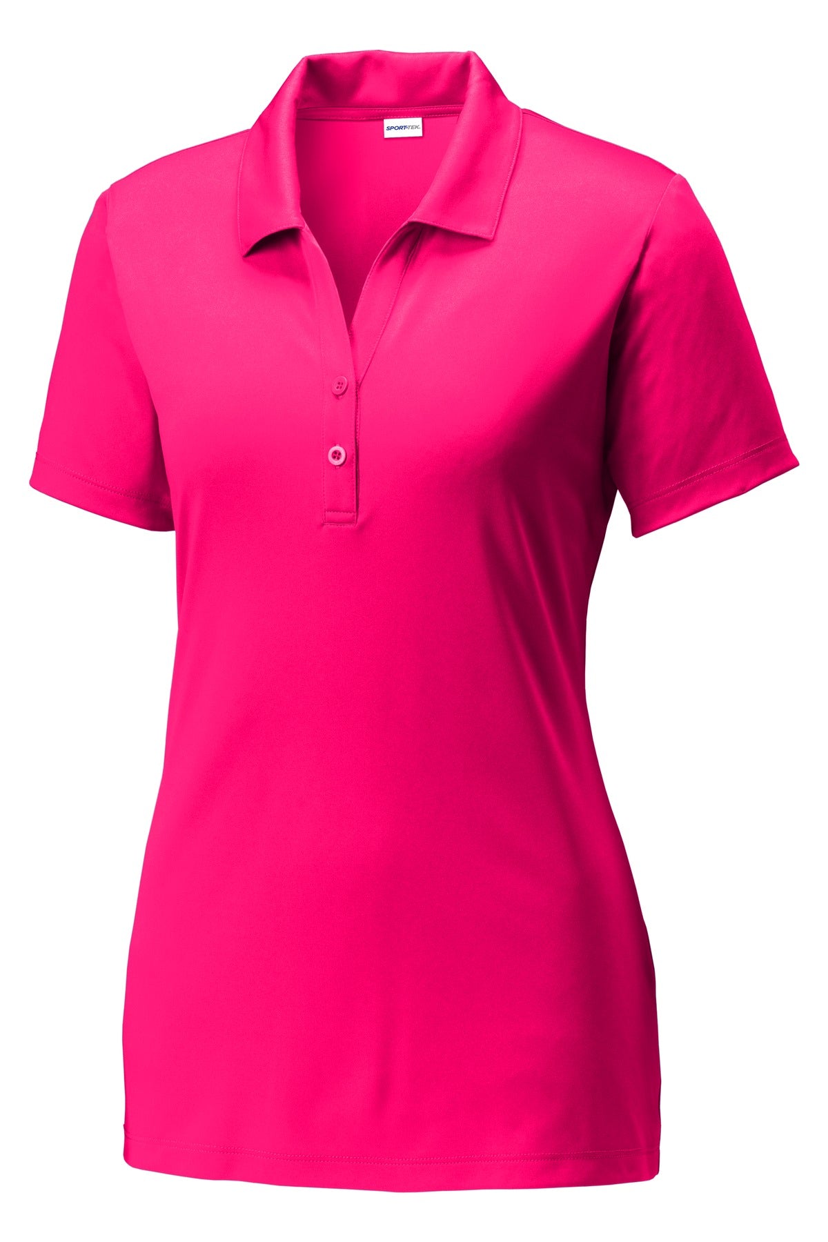 Sport-Tek  Women's PosiCharge  Competitor  Polo. LST550 Pink Raspberry