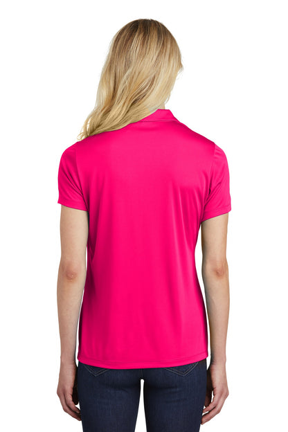 Sport-Tek  Women's PosiCharge  Competitor  Polo. LST550 Pink Raspberry