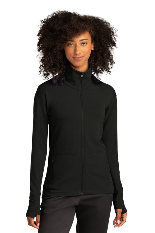 Sport-Tek Women's Sport-Wick Flex Fleece Full-Zip. LST560 Black