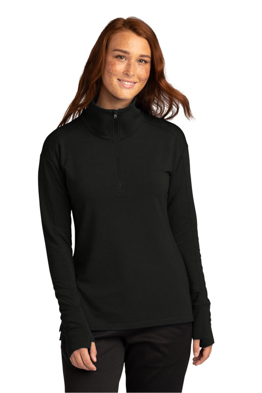 Sport-Tek Women's Sport-Wick Flex Fleece 1/4-Zip. LST561 Black