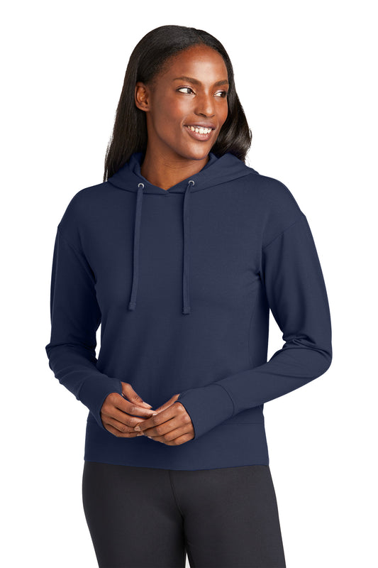 Sport-Tek Women's Sport-Wick Flex Fleece Pullover Hoodie LST562 True Navy