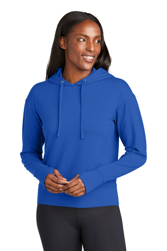 Sport-Tek Women's Sport-Wick Flex Fleece Pullover Hoodie LST562 True Royal