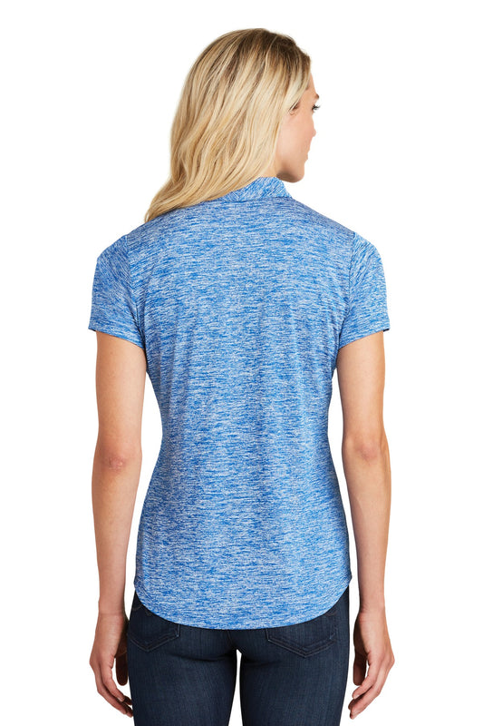 Sport-Tek  Women's PosiCharge  Electric Heather Polo. LST590 True Royal Electric