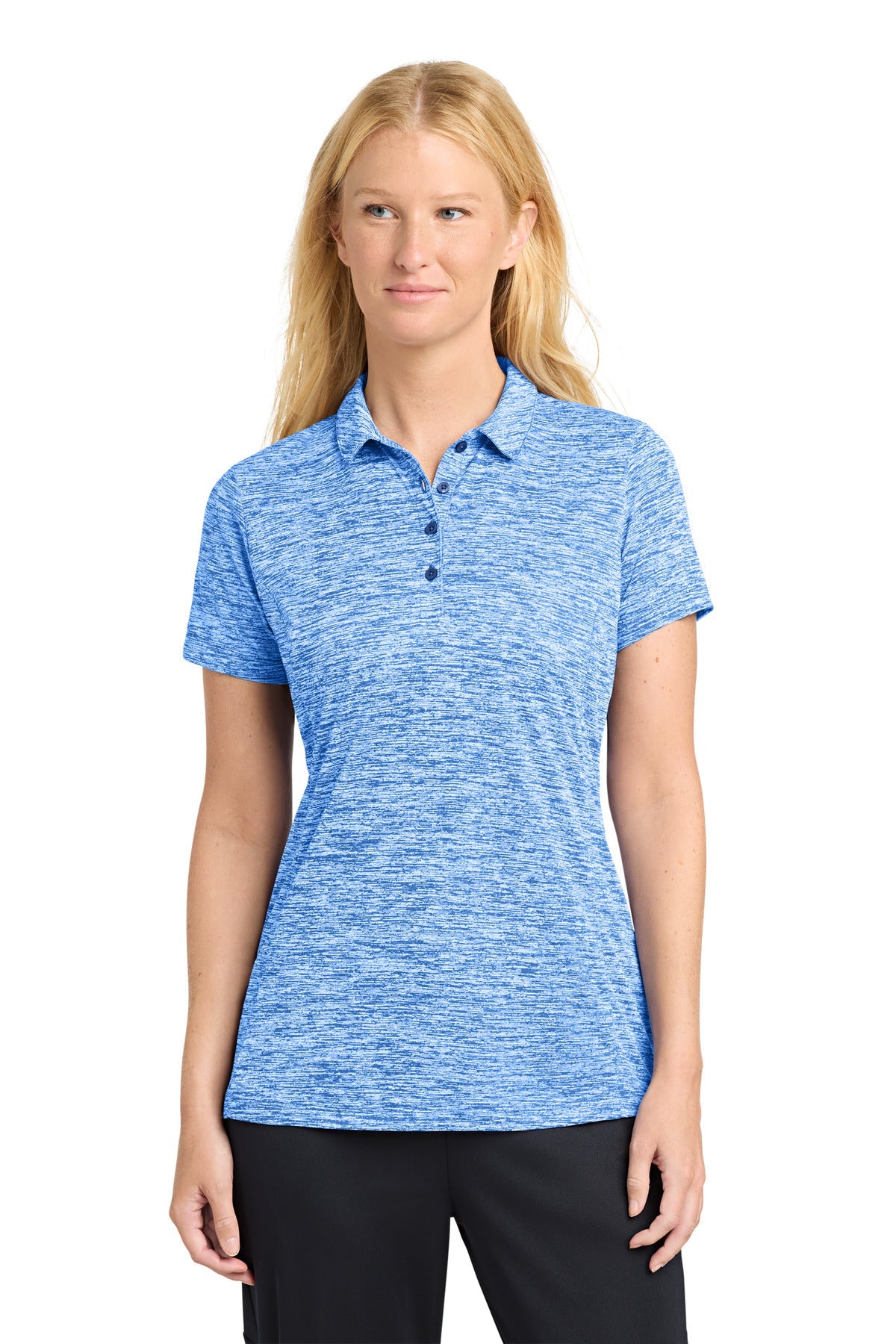 Sport-Tek Women's PosiCharge Electric Heather Polo LST590