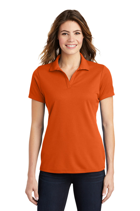 Sport-Tek Women's PosiCharge RacerMesh Polo. LST640 Deep Orange