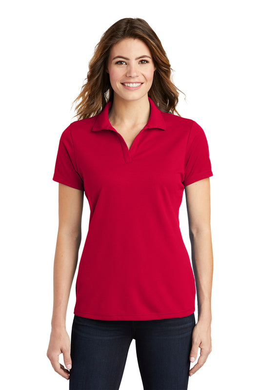 Sport-Tek Women's PosiCharge RacerMesh Polo. LST640 Deep Red