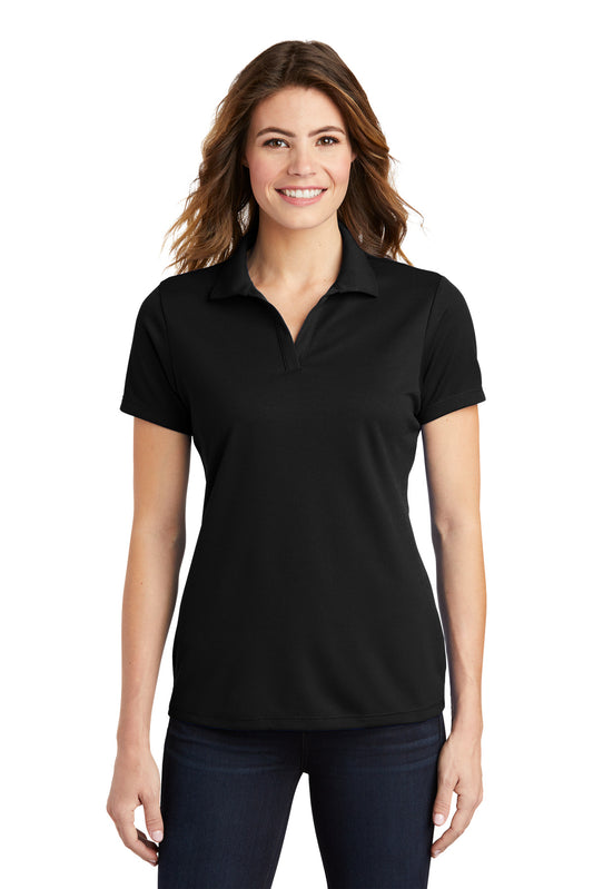 Sport-Tek Women's PosiCharge RacerMesh Polo. LST640 Black