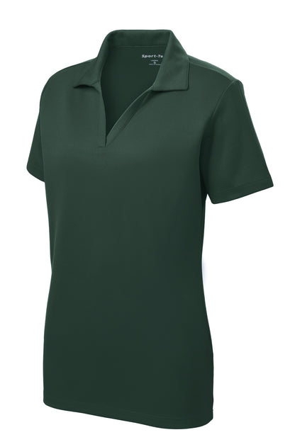 Sport-Tek Women's PosiCharge RacerMesh Polo. LST640 Dark Forest Green