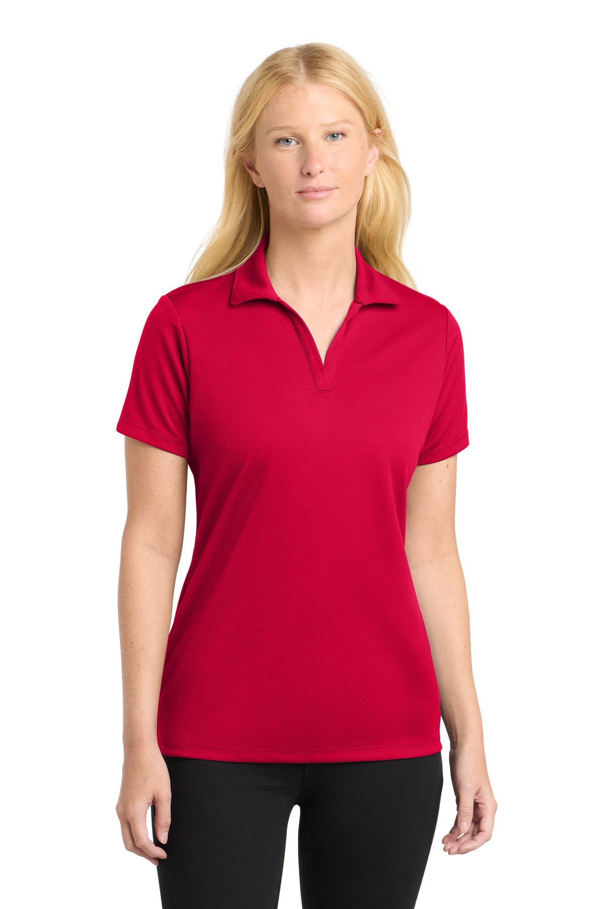 Sport-Tek Women's PosiCharge RacerMesh Polo LST640 Deep Red