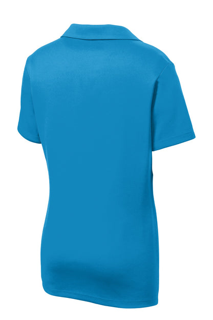 Sport-Tek Women's PosiCharge RacerMesh Polo. LST640 Pond Blue
