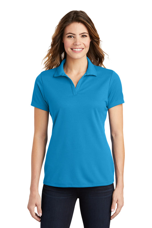Sport-Tek Women's PosiCharge RacerMesh Polo. LST640 Pond Blue