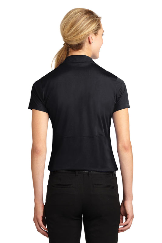Sport-Tek Women's Micropique Sport-Wick Polo. LST650 Black