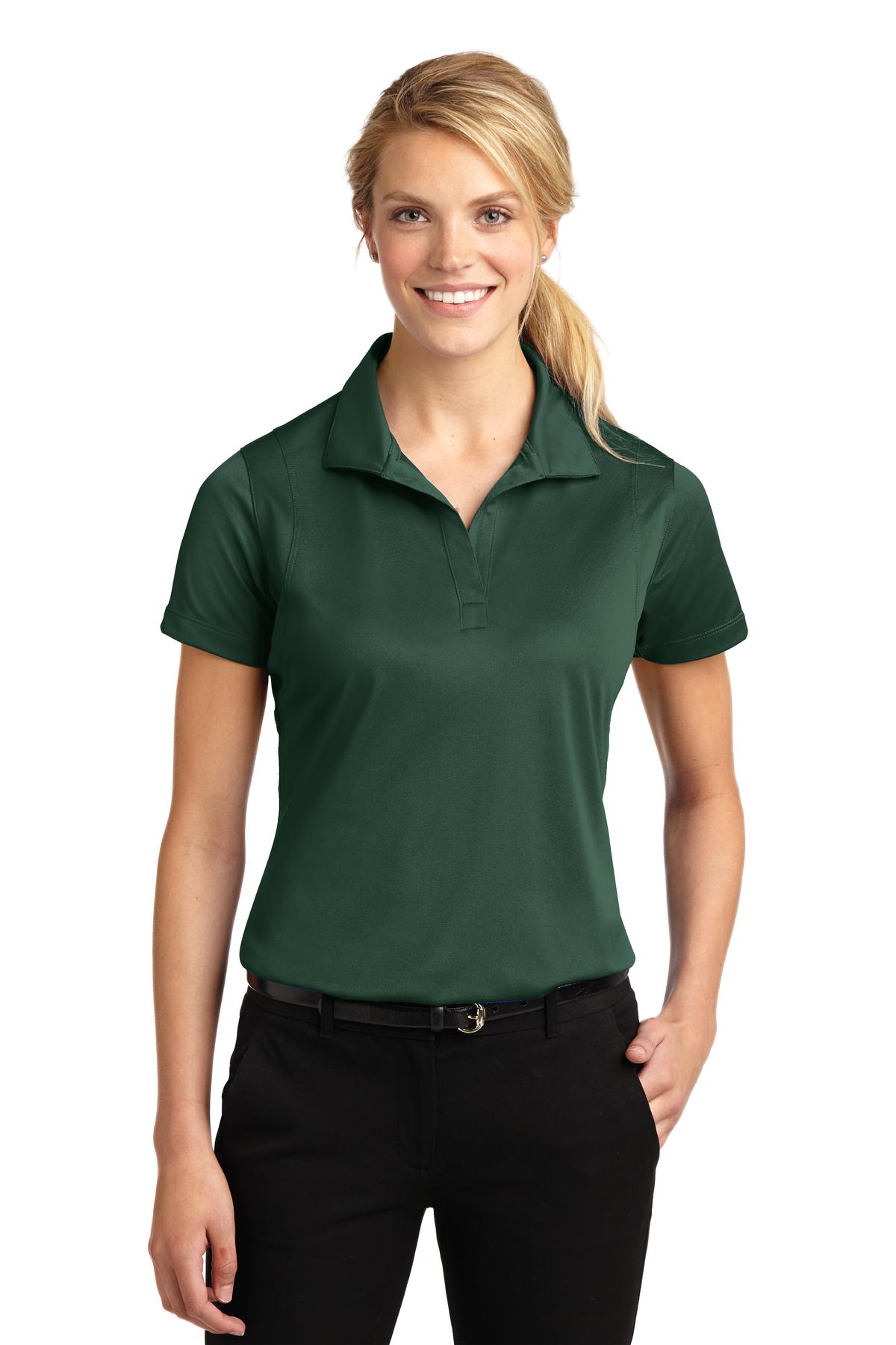 Sport-Tek Women's Micropique Sport-Wick Polo. LST650 Forest Green