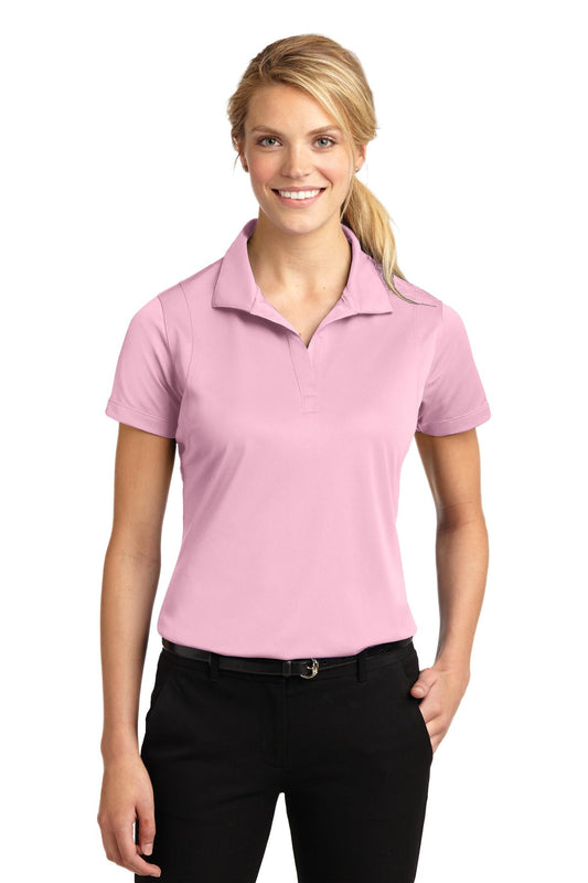 Sport-Tek Women's Micropique Sport-Wick Polo. LST650 Light Pink
