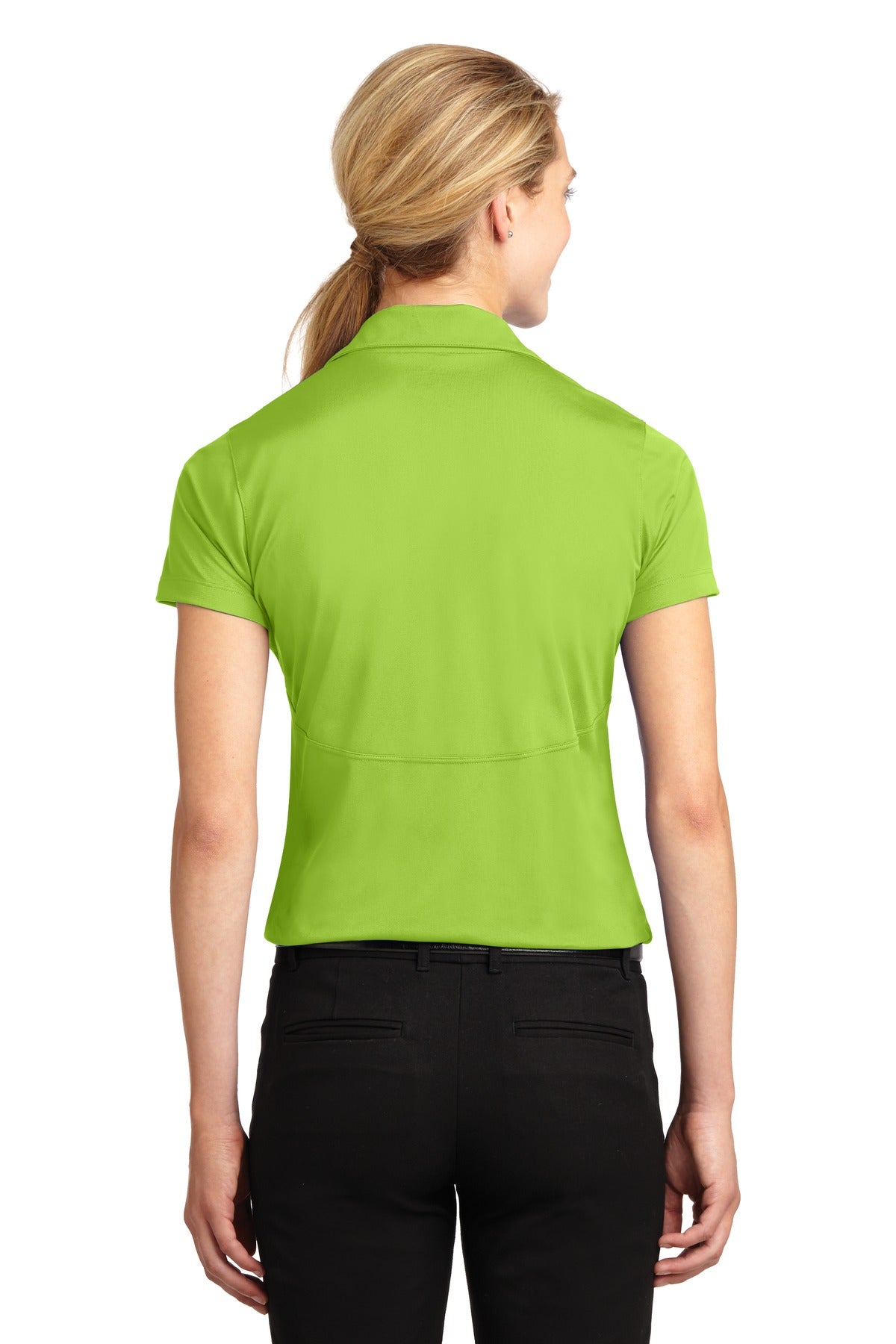 Sport-Tek Women's Micropique Sport-Wick Polo. LST650 Lime Shock
