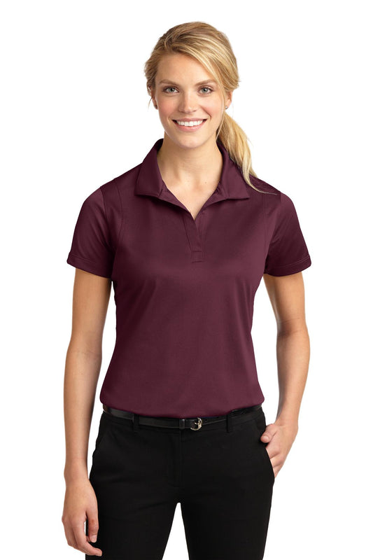Sport-Tek Women's Micropique Sport-Wick Polo. LST650 Maroon