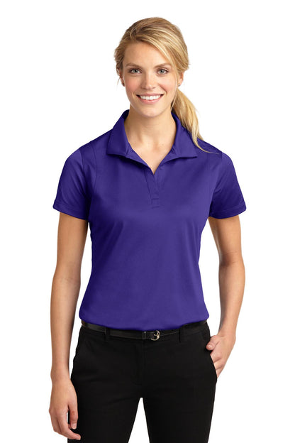 Sport-Tek Women's Micropique Sport-Wick Polo. LST650 Purple