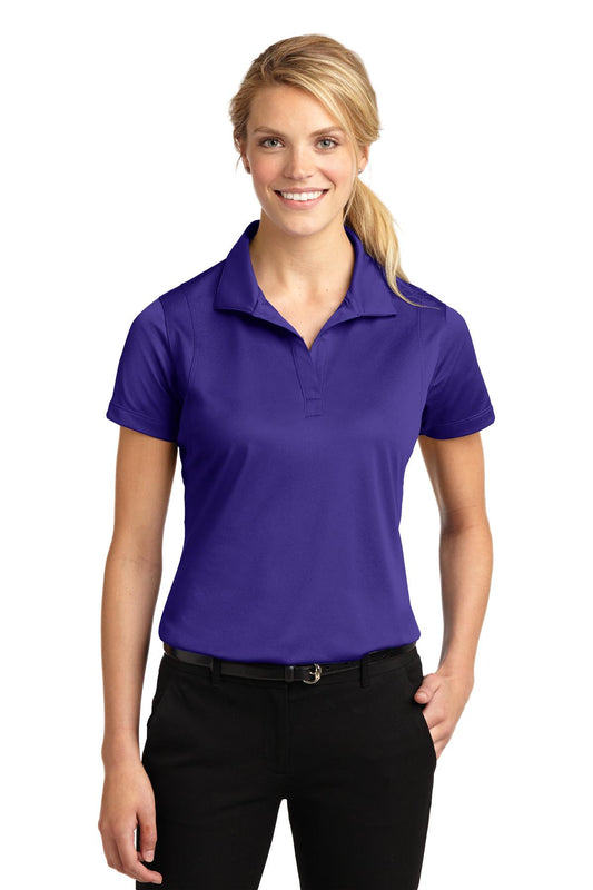 Sport-Tek Women's Micropique Sport-Wick Polo. LST650 Purple