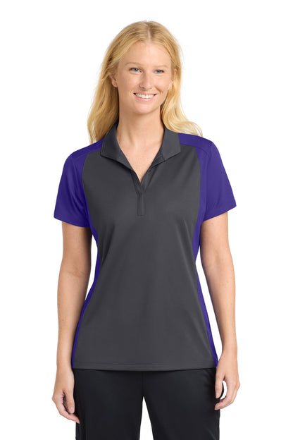 Sport-Tek Women's Colorblock Micropique Sport-Wick Polo LST652