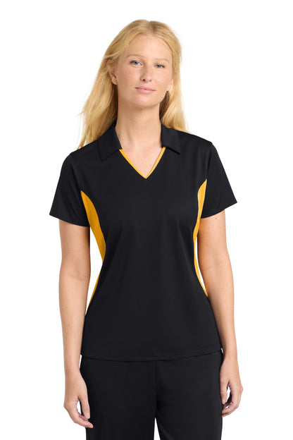 Sport-Tek Women's Side Blocked Micropique Sport-Wick Polo LST655