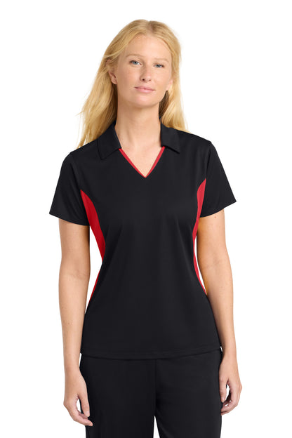 Sport-Tek Women's Side Blocked Micropique Sport-Wick Polo LST655