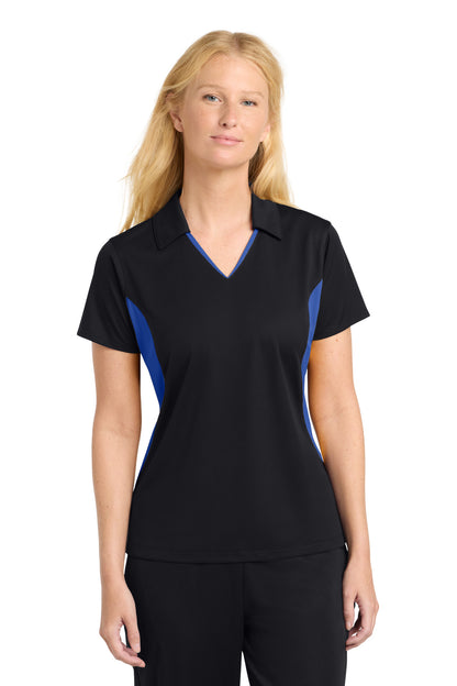 Sport-Tek Women's Side Blocked Micropique Sport-Wick Polo LST655