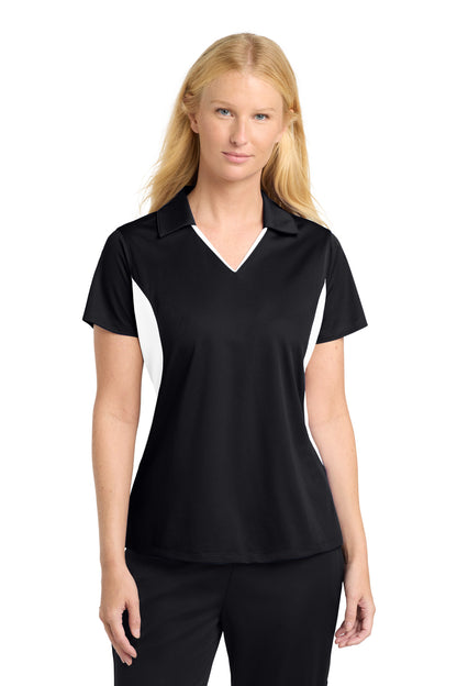 Sport-Tek Women's Side Blocked Micropique Sport-Wick Polo LST655